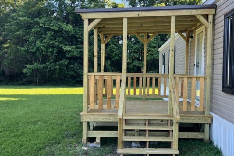 10x10 Covered Deck in Cookeville tennessee