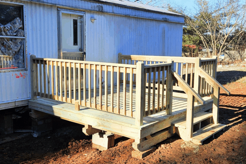 10x10 Mobile Home Deck