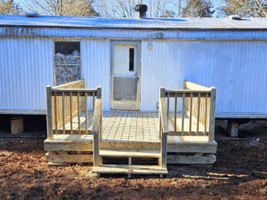 10x10 Mobile Home Deck