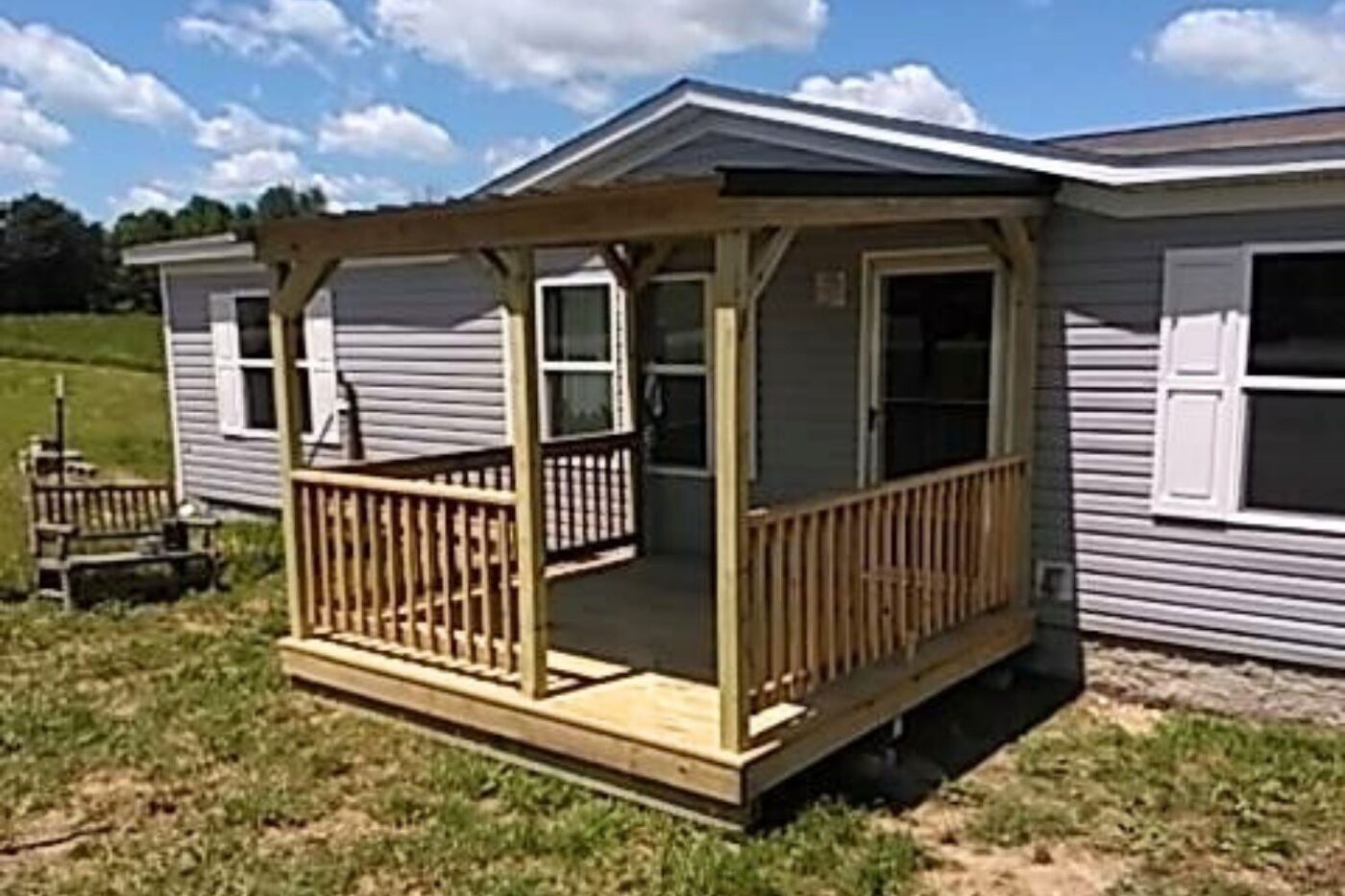 Portfolio 5 10x10 mobile home porch in red boiling springs tennessee