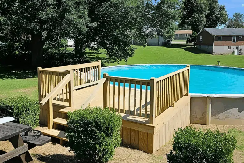10x12 Pool Deck
