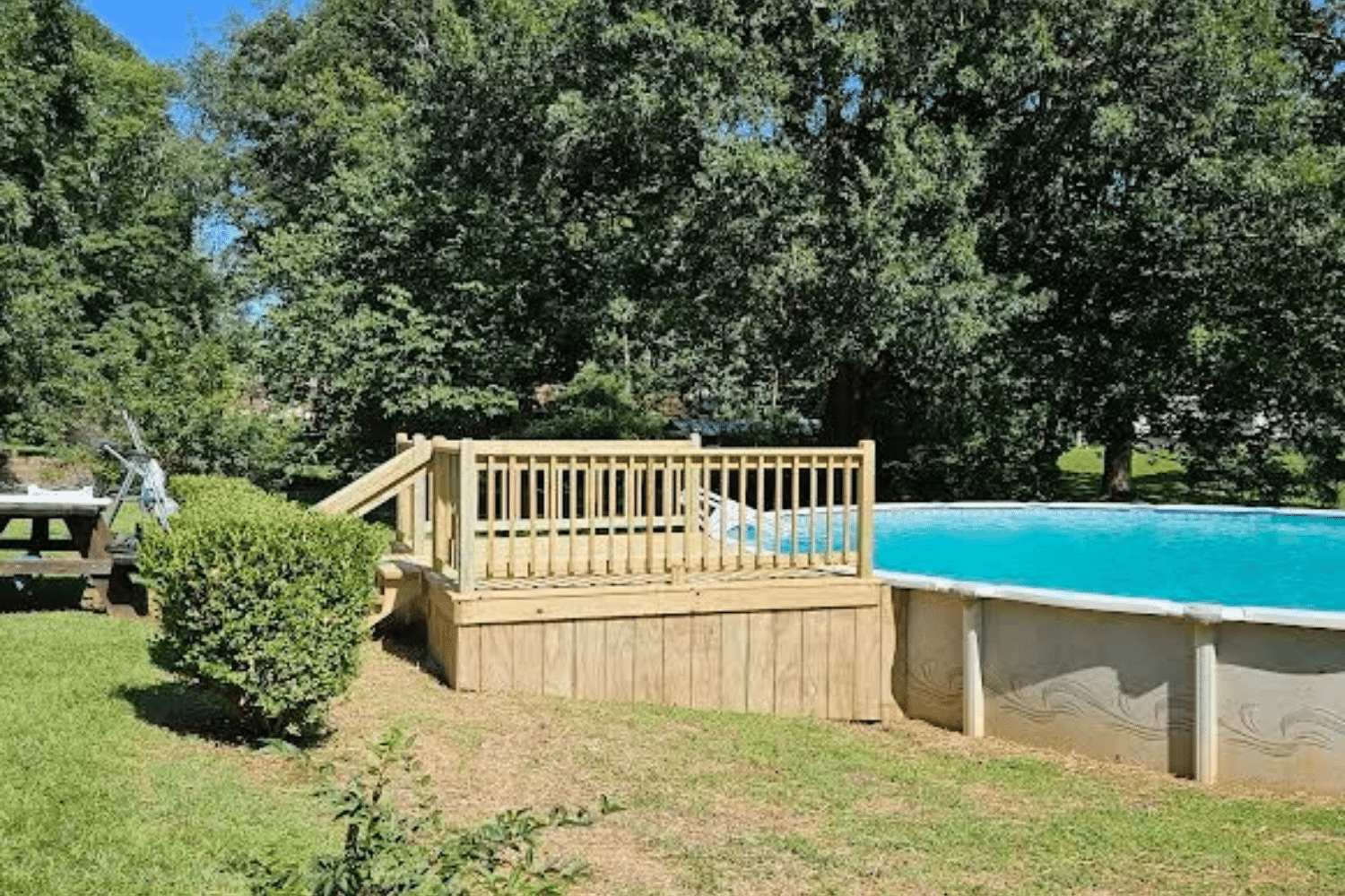 10x12 Pool Deck In Stock | EshCo Portable Structures