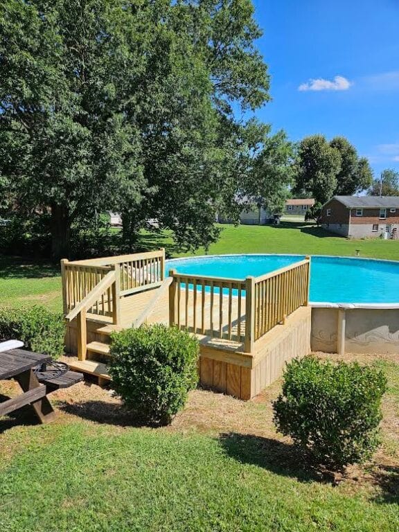 10x12 pool deck in Pleasant View TN