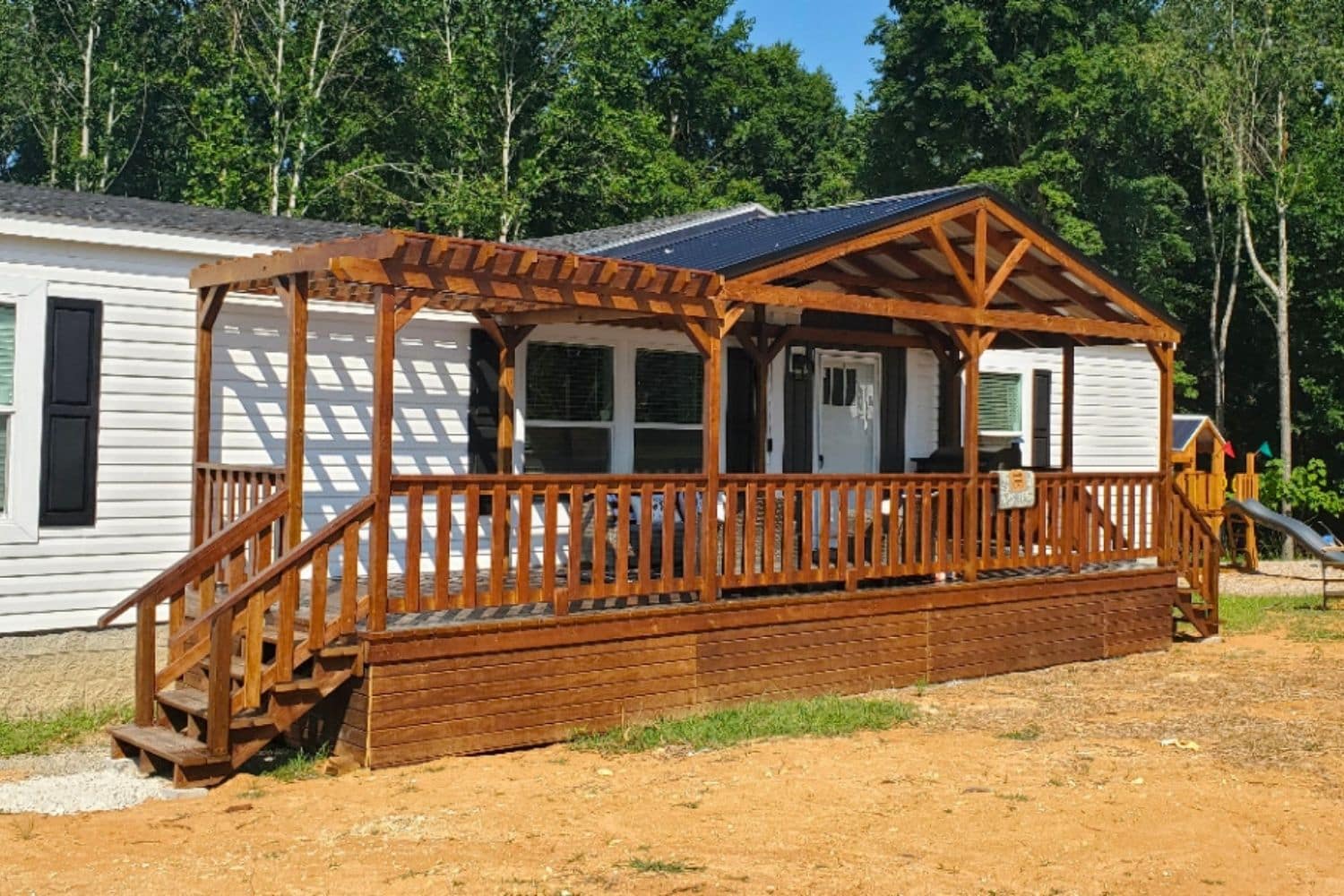 10x20 deck with roof in tompkinsville kentucky