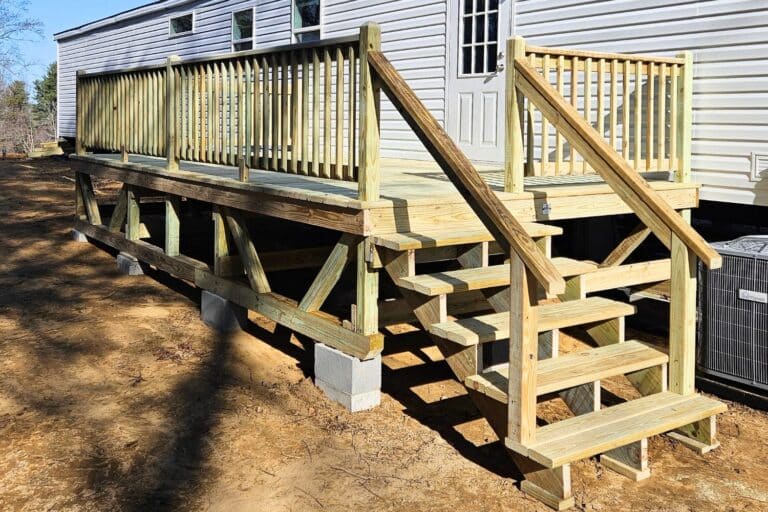 10x20 wood deck in pleasant hill TN