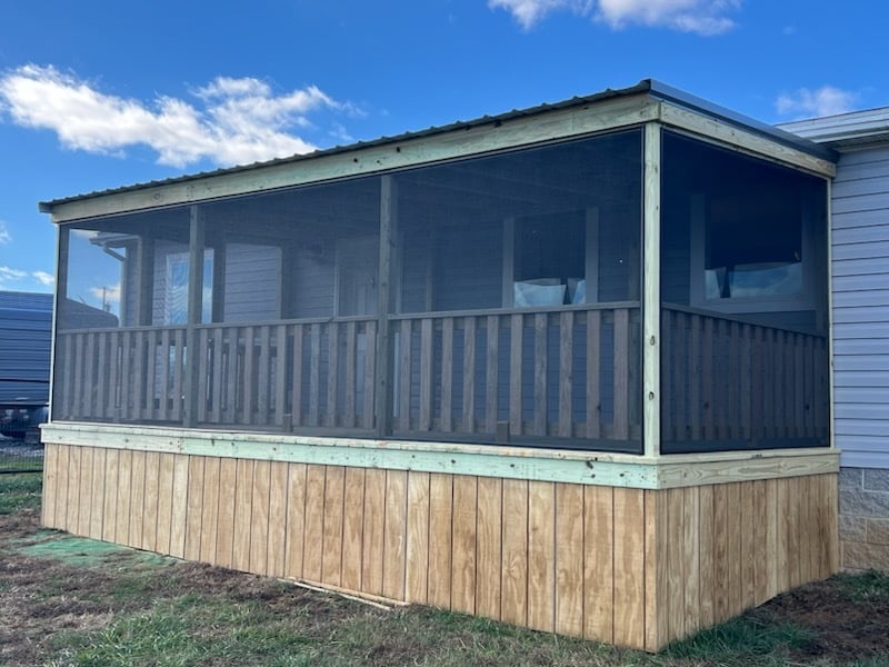 10x22 Screened Porch with Underpinning in Napier TN 2