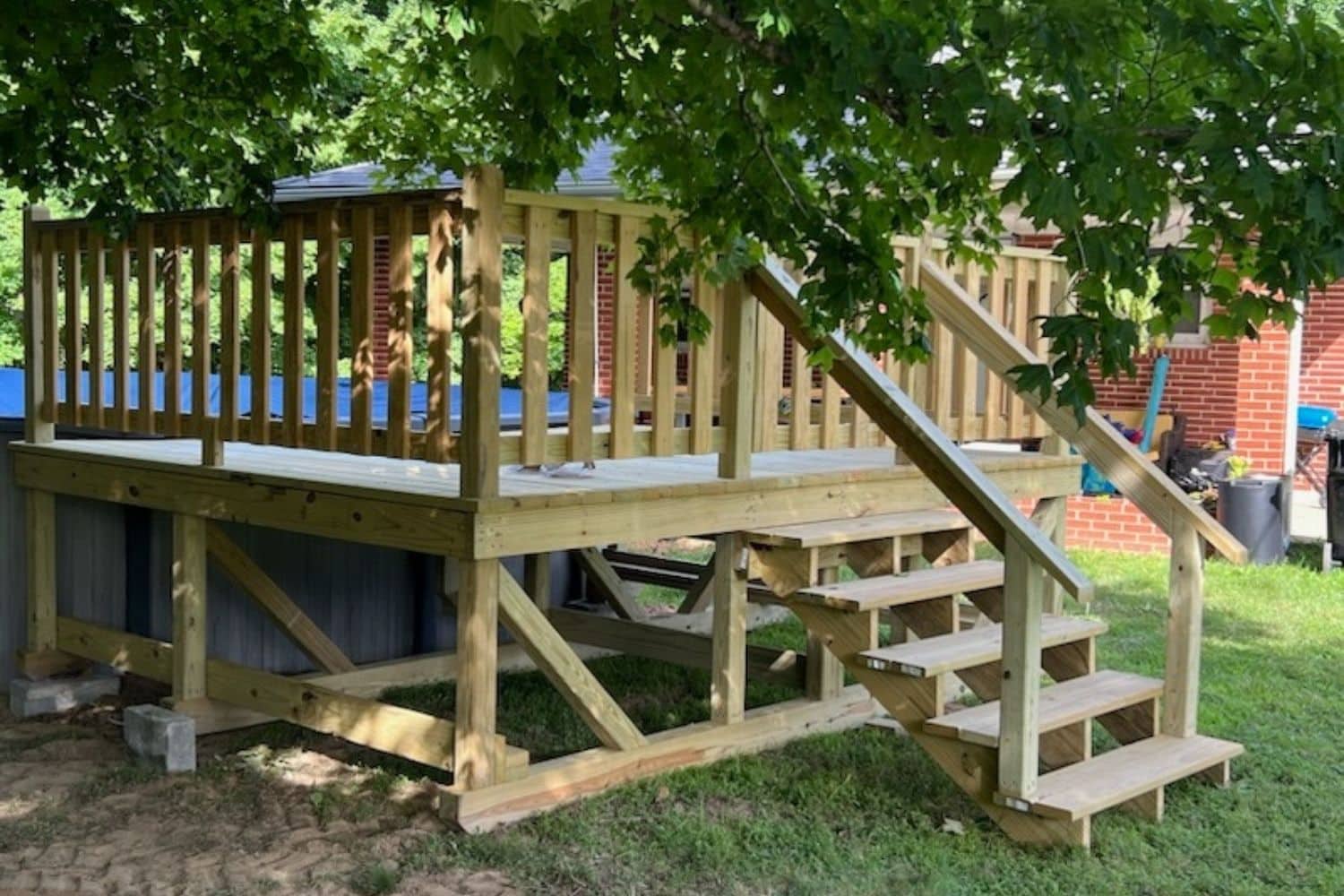 10×12 treated pool deck in scottsville KY (2)