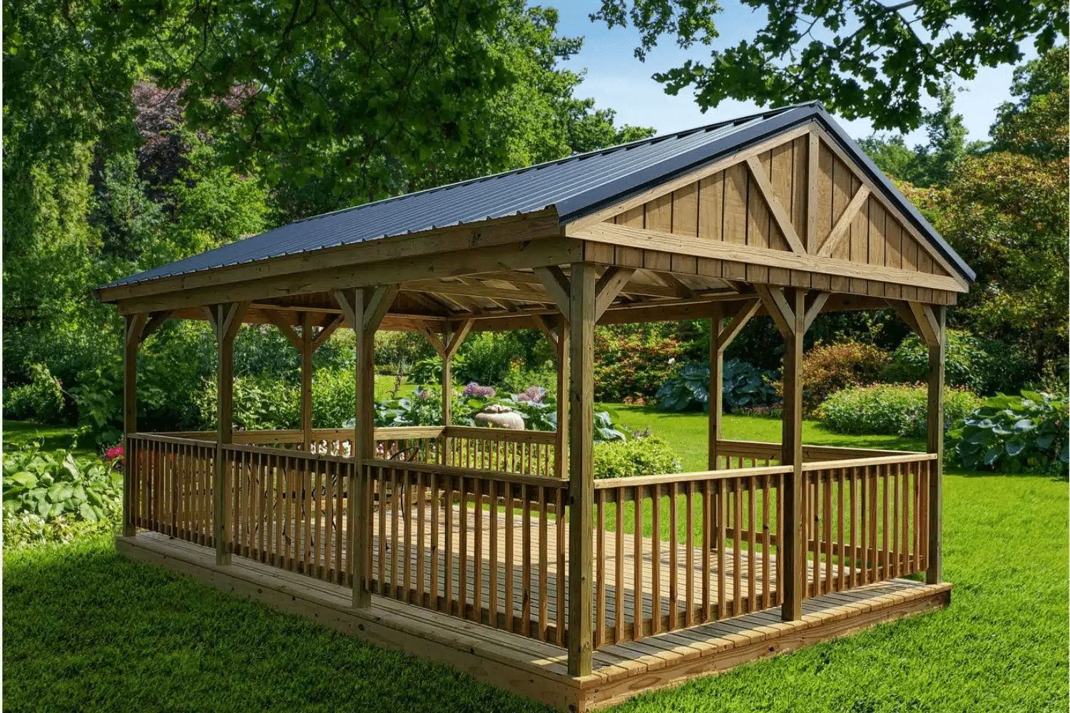 12x24 Pavilion For Sale | EshCo Portable Structures
