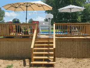12x20 Pool Deck
