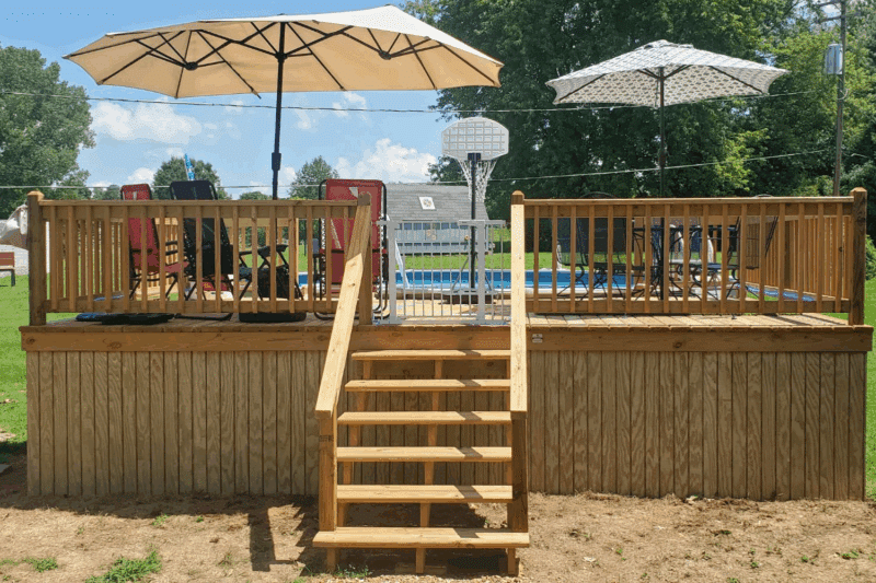 12x20 Pool Deck