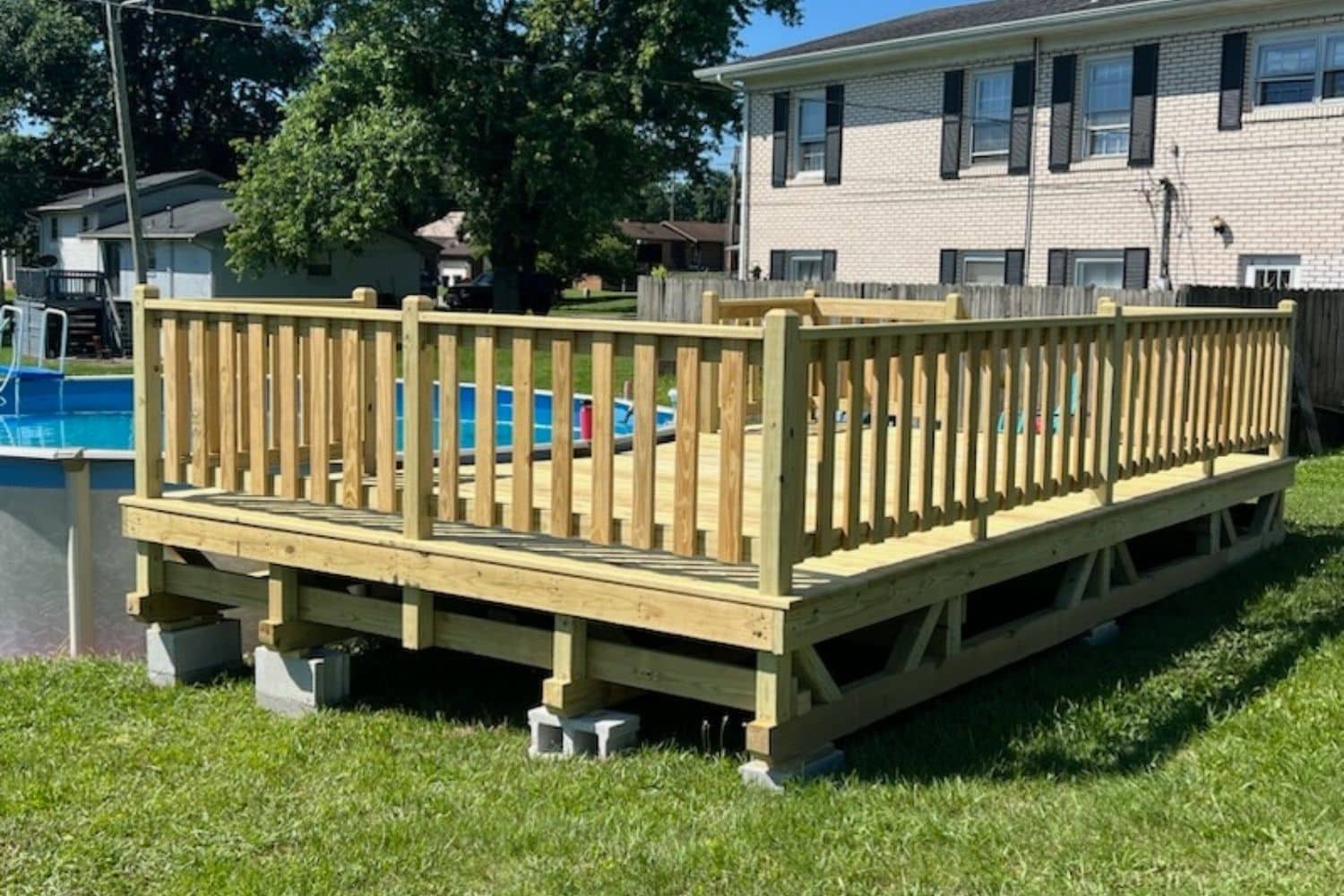12×20 treated pool deck in somerset KY (1)