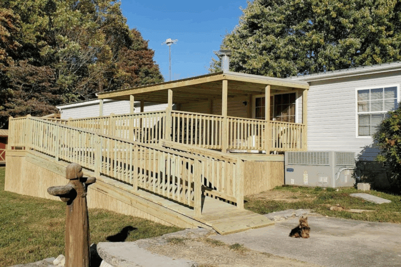 18x20 Mobile Home Deck