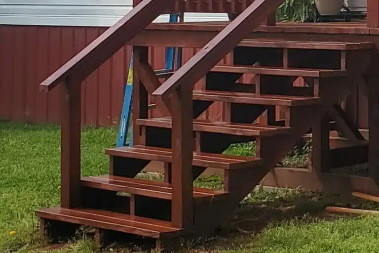 Rv Deck Stair
