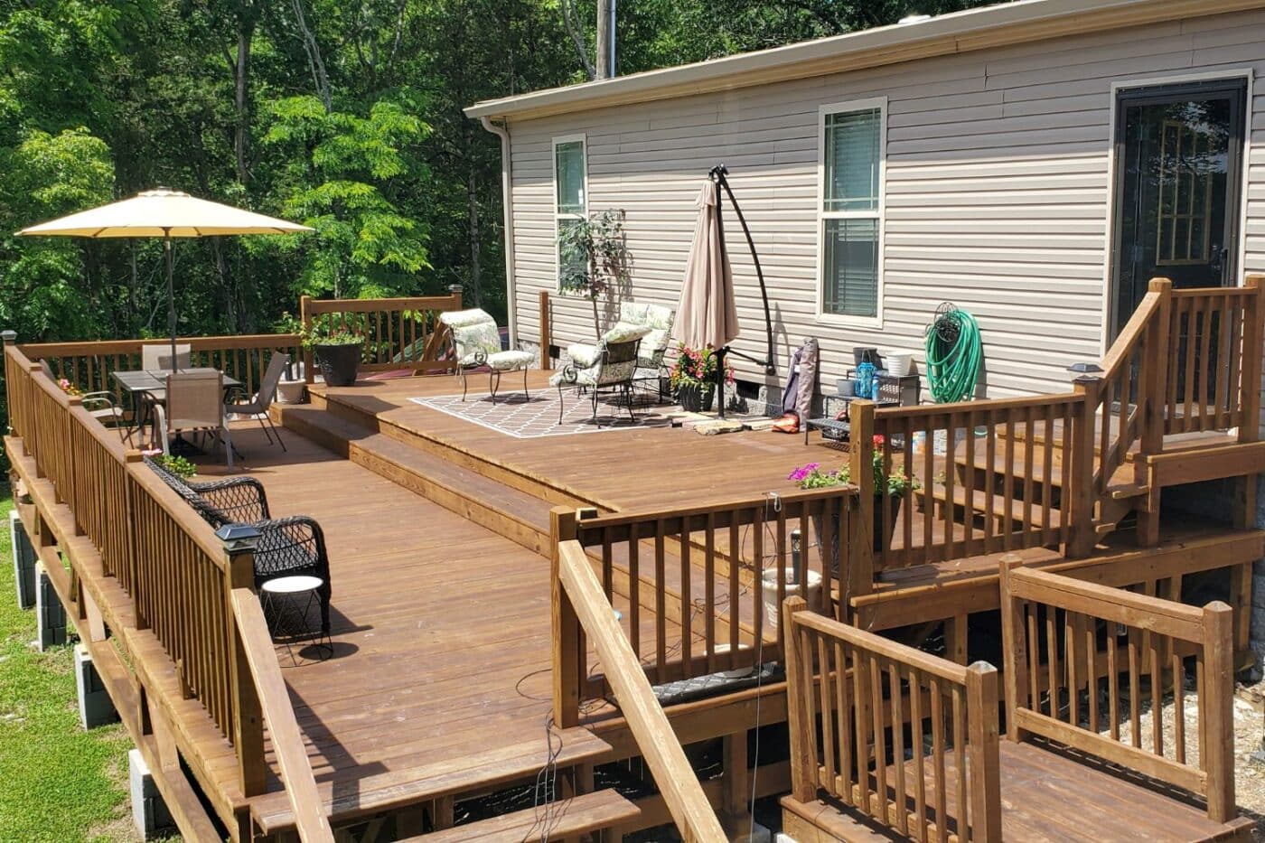 20x32 outdoor deck in dixon springs tennessee