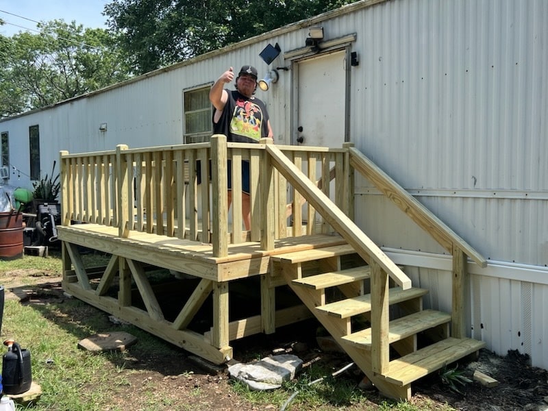 6x12 Treated Deck in Cave City, KY