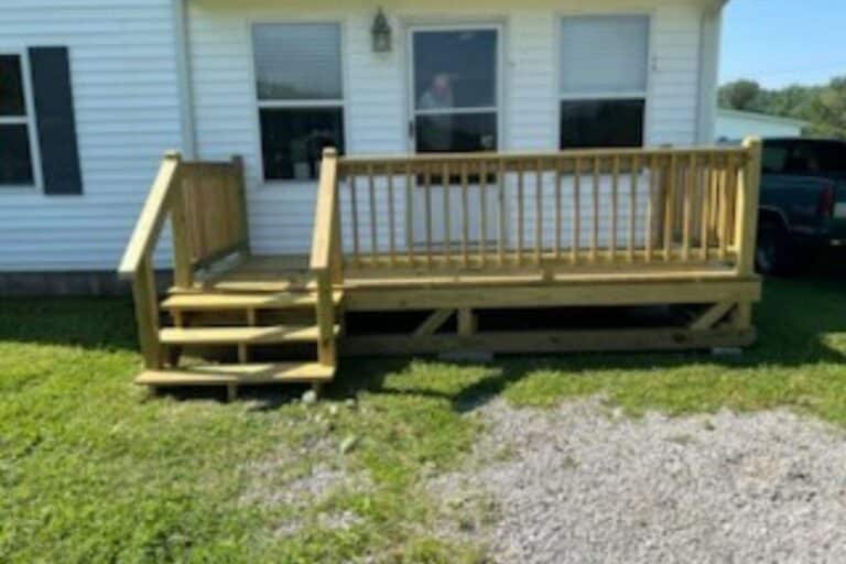 6x14 house deck in lafayette tennessee