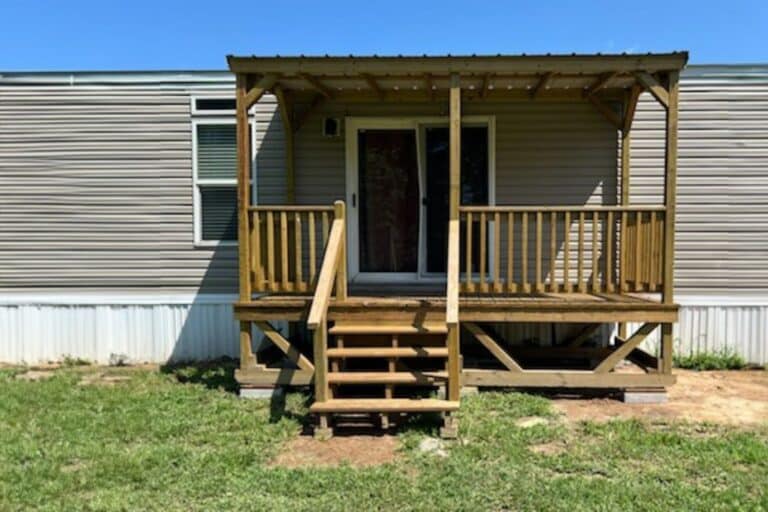 6x16 wooden deck in Alvaton Kentucky