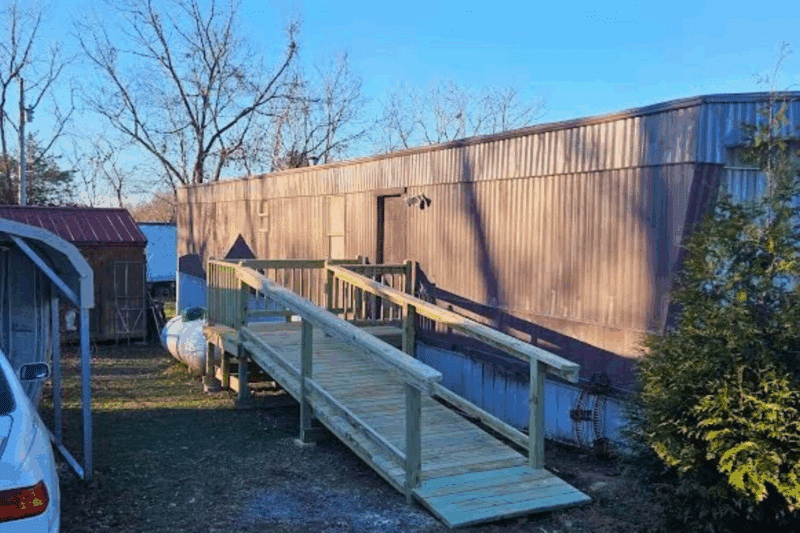 6x8 Mobile Home Deck