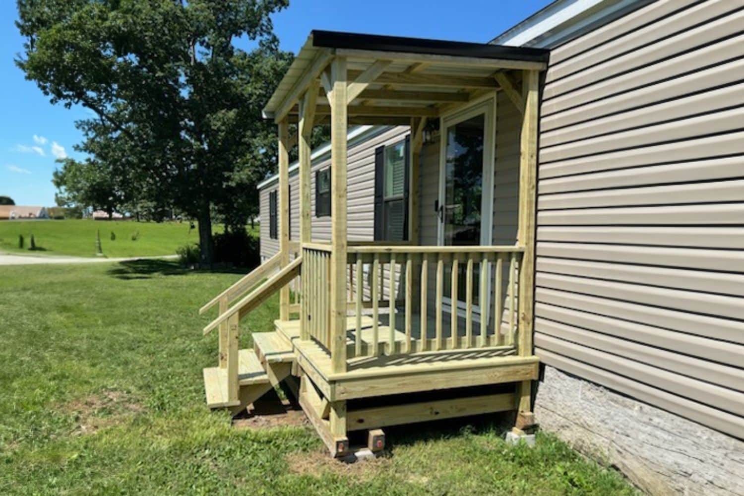 6x8 single sloped porch in jetson kentucky