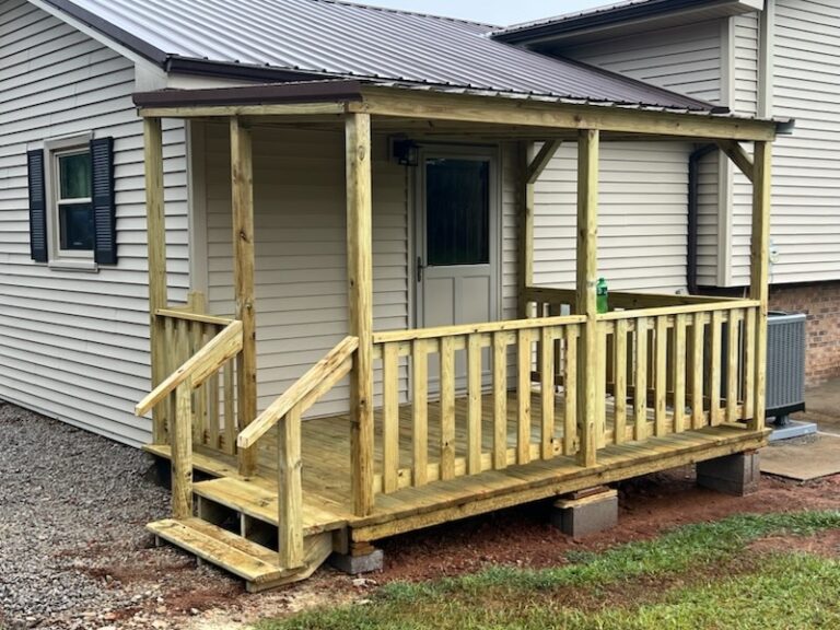 8x12 Covered Deck in Horse Cave KY 3
