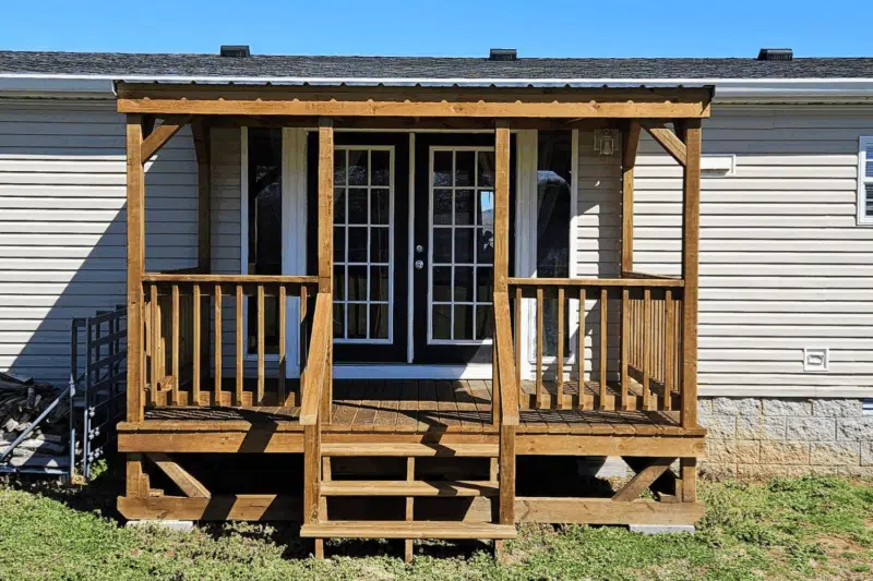 8x12 Mobile Home Deck