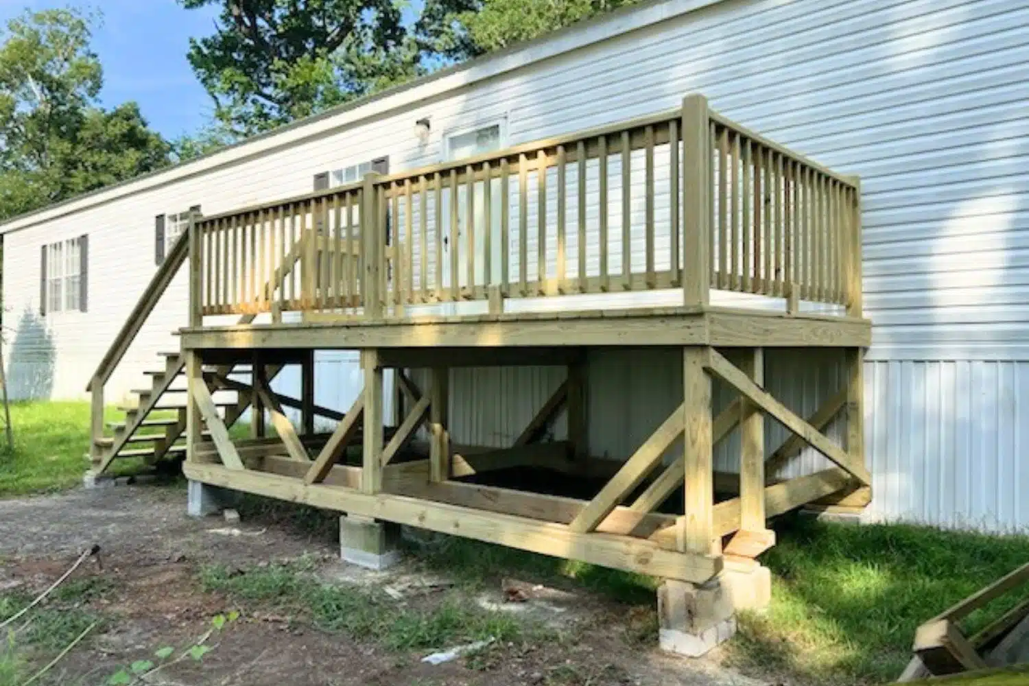 8x16 pressure treated mobile home deck in russellville ky