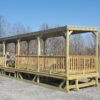 8x40 Deck With Single Sloped Roof