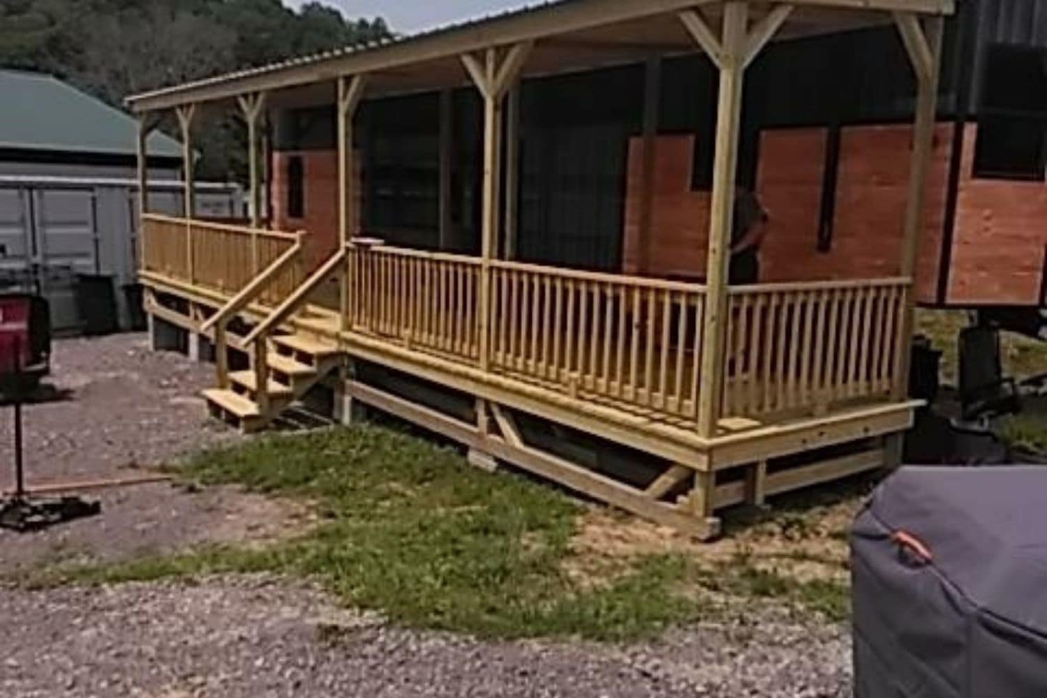 8x40 rv camper porch in gordonsville tennessee