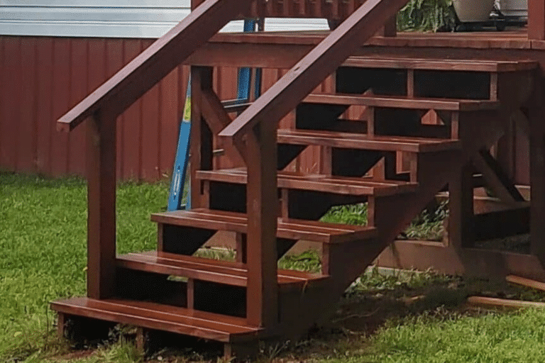 Mobile Home Porch Steps and Stairway