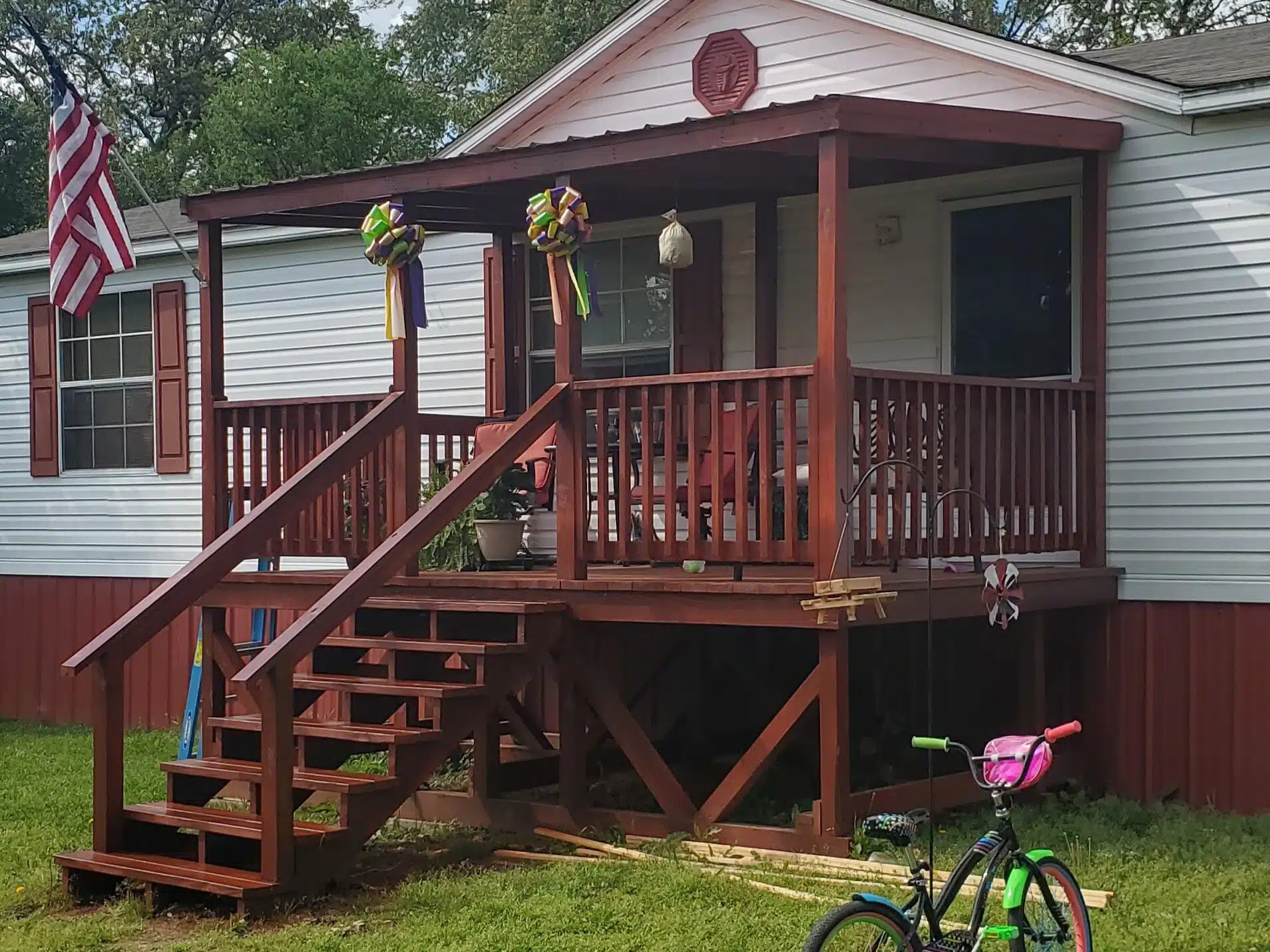 Prebuilt Mobile Home Decks| EshCo Portable Structures