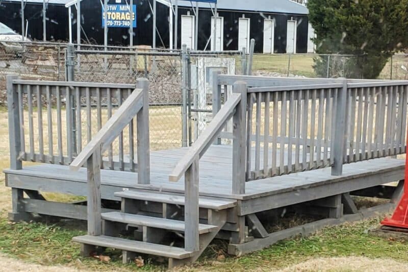 Used 10x12 Portable Decks