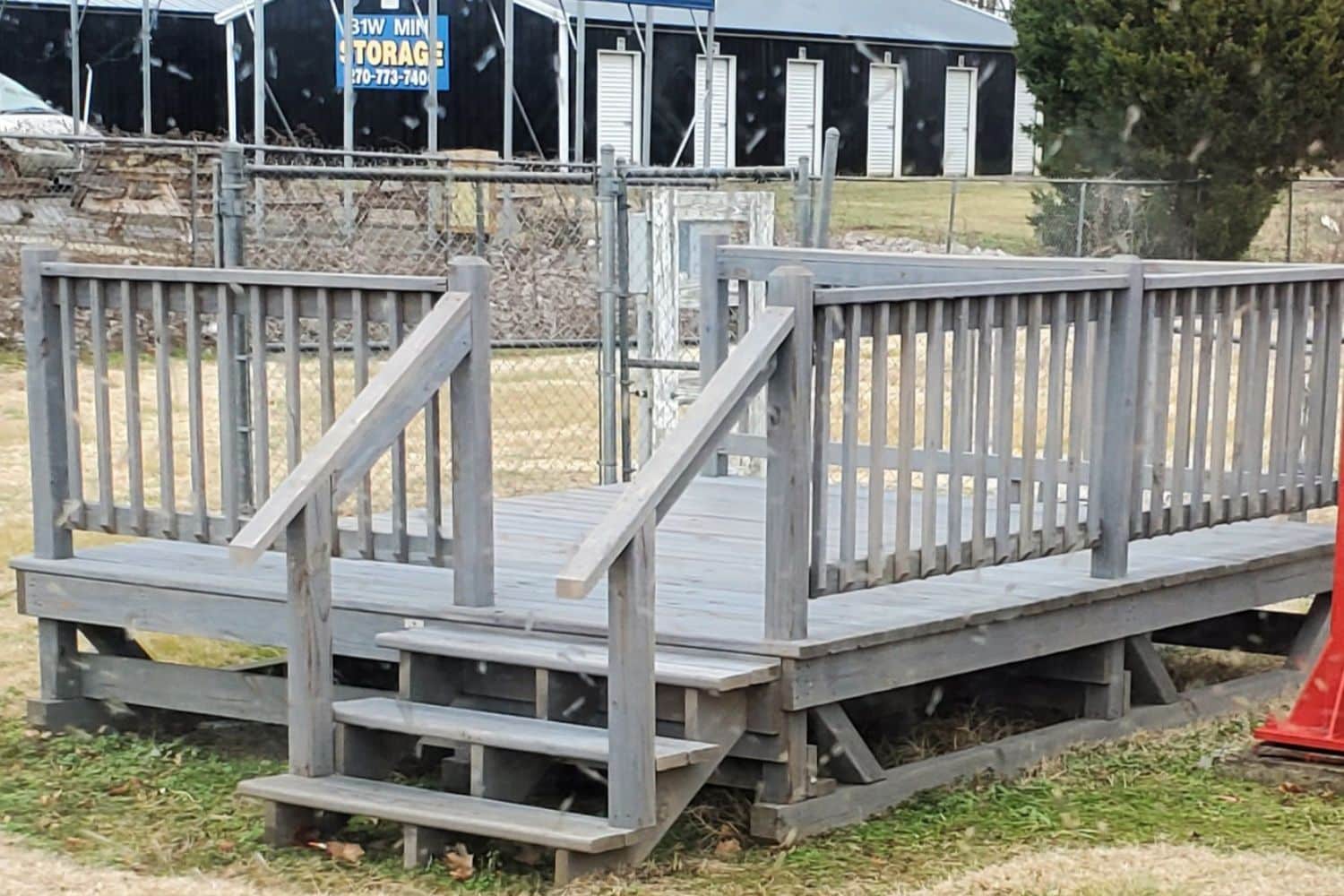 10x12 Portable Deck In Stock EshCo Portable Structures