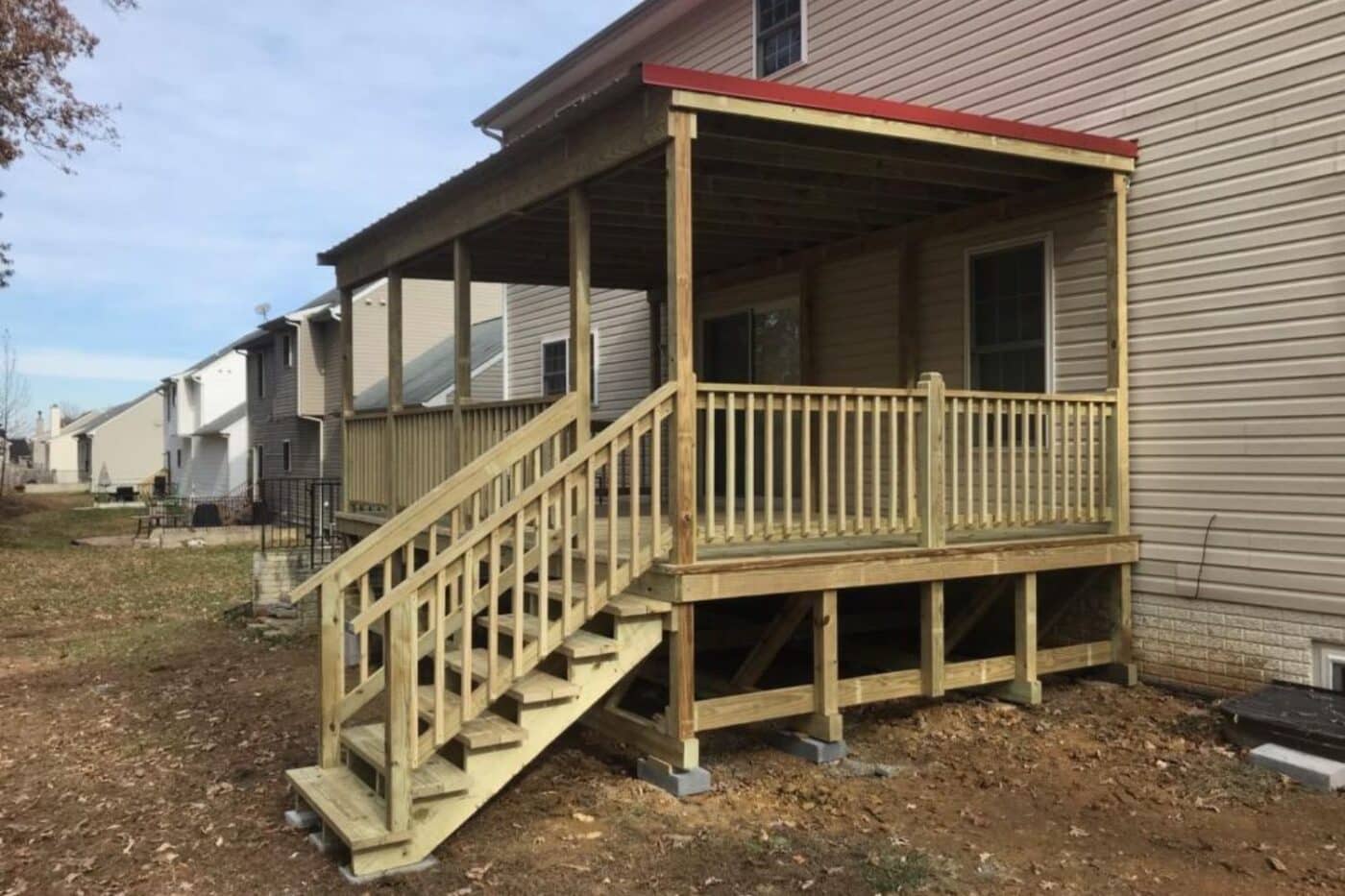 house deck with a roof in redboiling springs tn 1