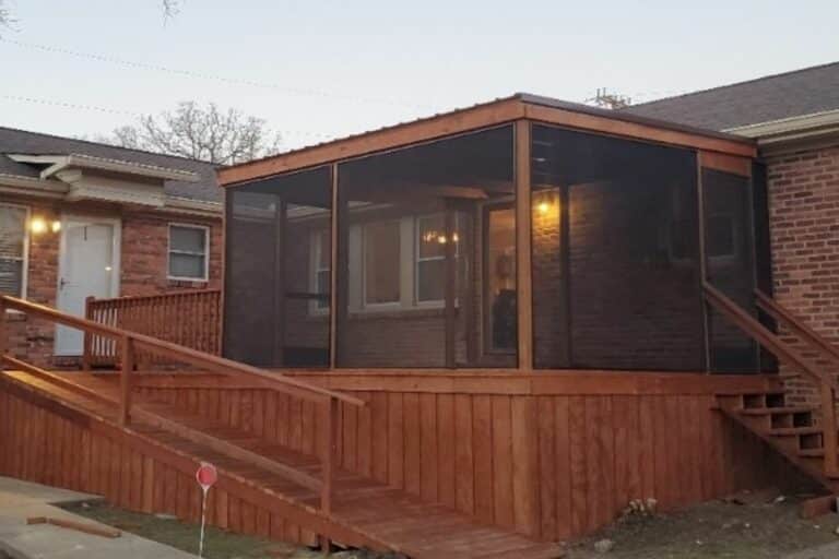 outdoor 14x28 house deck in Nashville TN