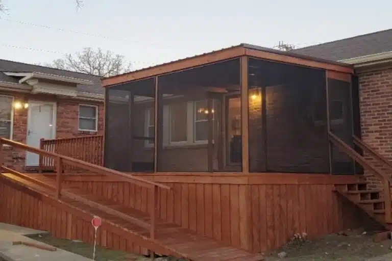 outdoor 14x28 house deck in Nashville TN