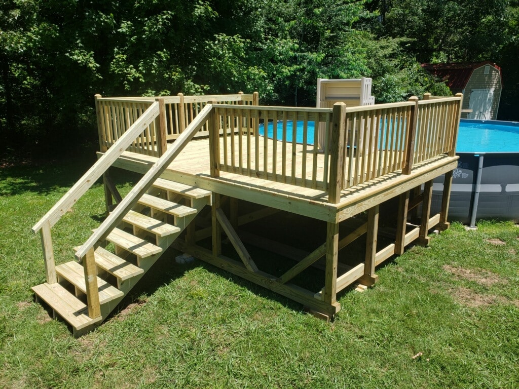 portable pool deck in lafayette tn