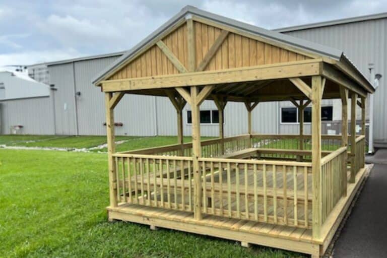 wooden 12x20 pavilion in franklin KY